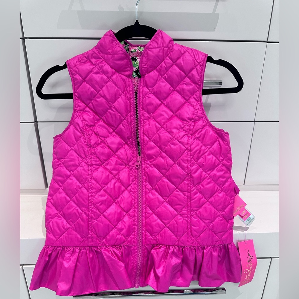 Barbie Pink Brand New Lilly Pulitzer Reversible Vest